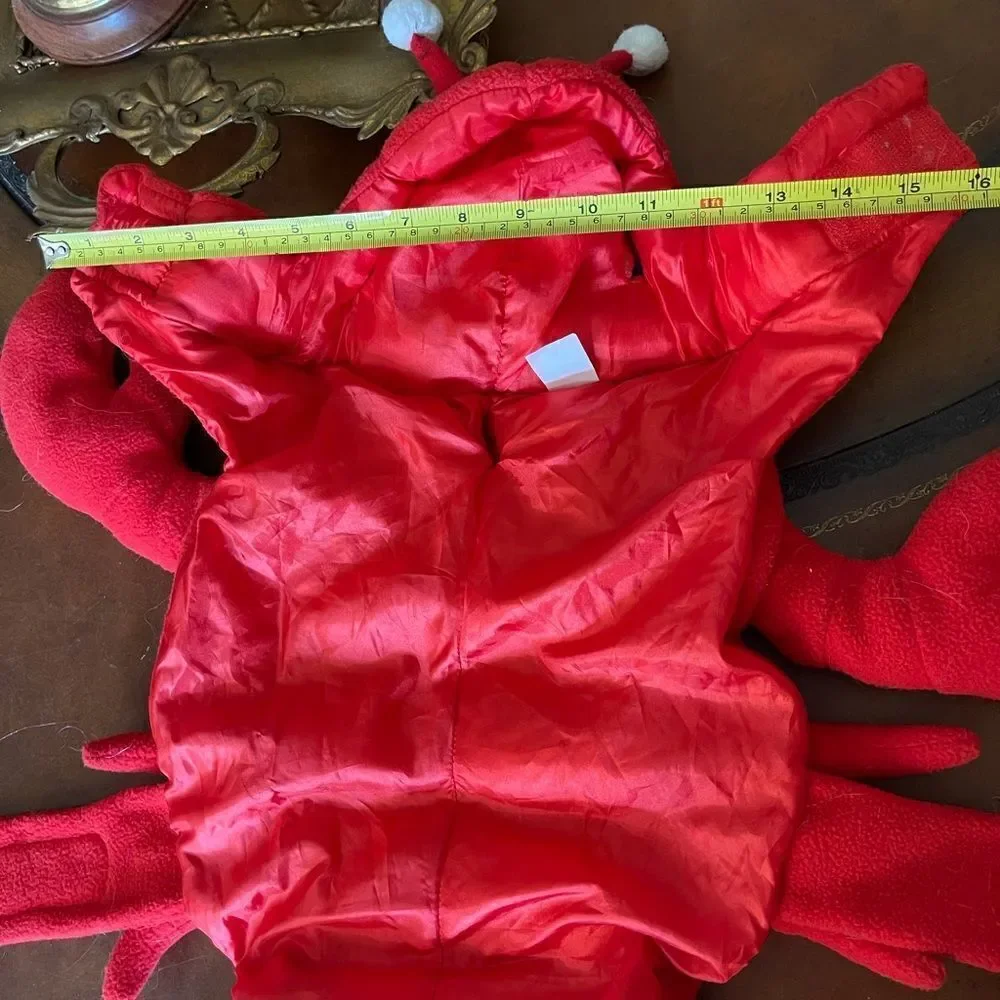 🦞 🎃 ADORABLE Red ROCK Lobster Halloween costume!